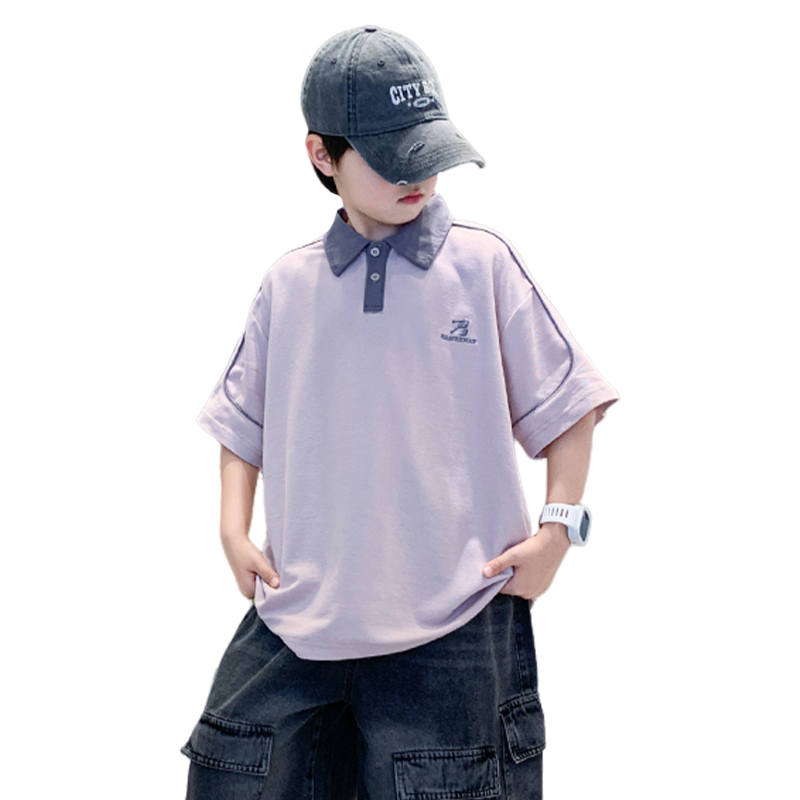 Lanza Polo Shirt Dusty Pink Kids'