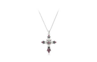 Inkopper Synthetic Cubic Zirconia Alloy Necklaces Women's