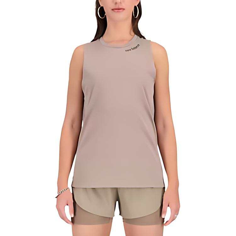 New Balance New Balance Heathertech Tank Top Women's Mushroom