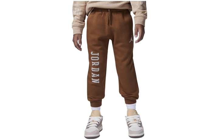 Jordan Jordan Kids' Apparel MJ Essentials Member Letter Lace Up Casual Fleece Lined Elastic Cuff Knitted Sweatpants Kids'