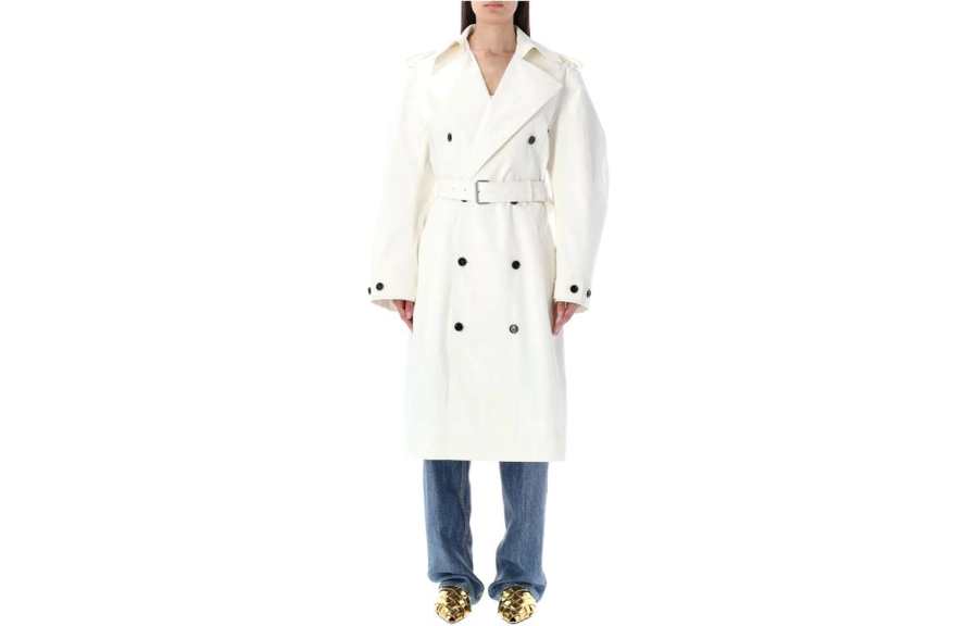 Bottega Veneta Coat Women's White