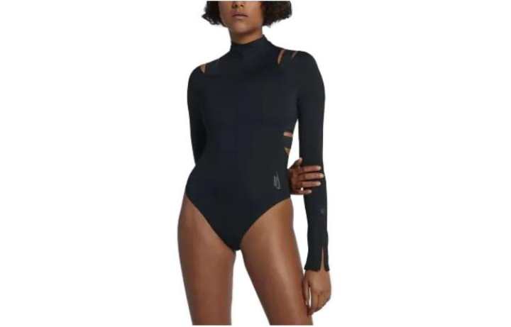 Nike Nike Bodysuits Women's Black Stand Collar
