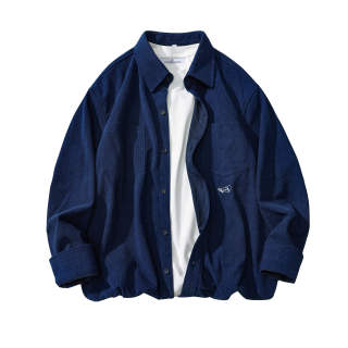 LIVINGTOWN Shirts Unisex Lapel Moderate Workwear