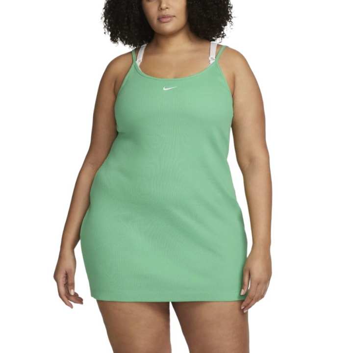 Nike Nike Slip Dresses Women's Green Moderate Short