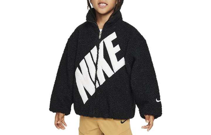 Nike Nike Velvet feel Coat Black Kids'