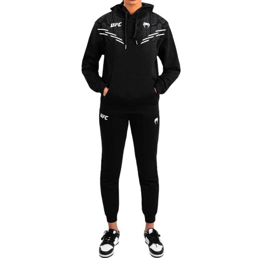 VENUM Sweatshirts Women's Black Hooded Moderate Regular
