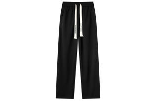 ALORGEEK Casual Pants Unisex Moderate Straight Fit Pants