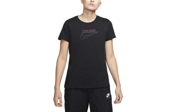 Nike Nike T Shirts Women's Black Crew Neck Moderate Other