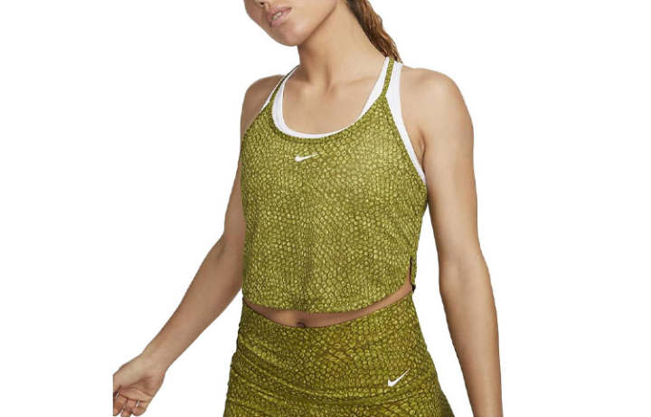 Nike Nike Dri Fit Tank Tops Women's Olive Halter Neck