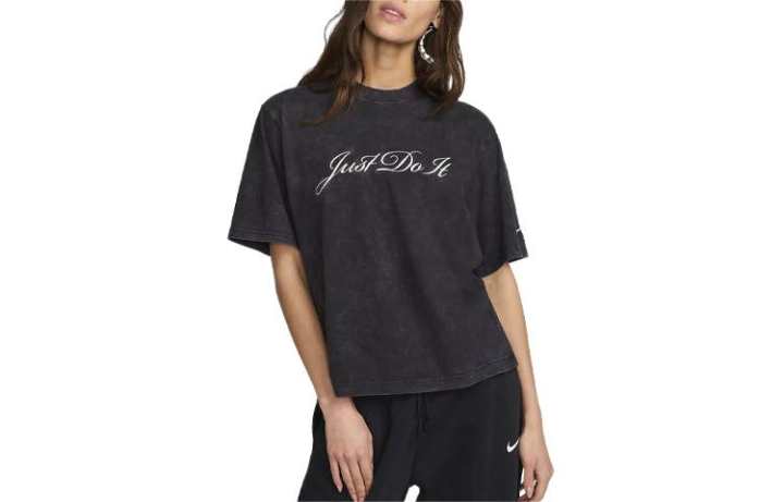 Nike Nike Drop Shoulder Sleeve T Shirt Women's Black
