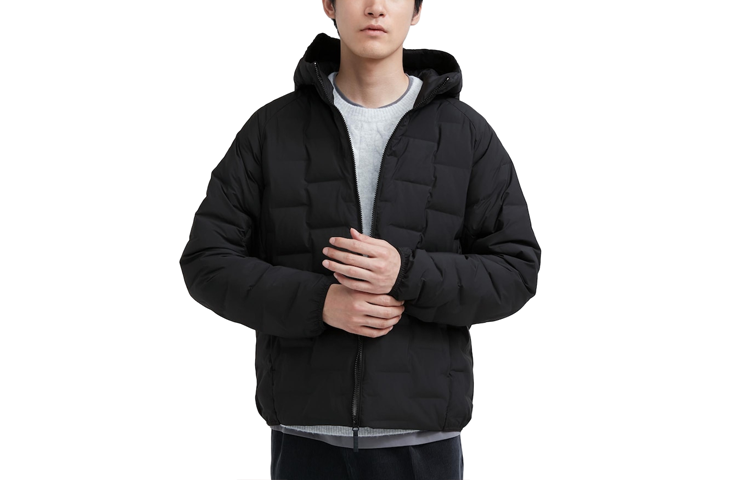 UNIQLO Puffer Jacket Unisex Space Black