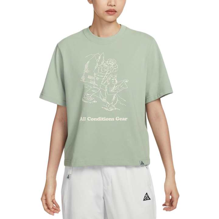 Nike Nike T Shirt Women's Horizon Green
