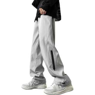 FA2LO Casual Pants Unisex Moderate Straight Fit Pants