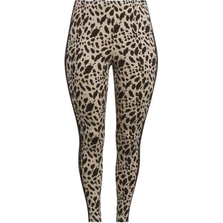 Adidas Adidas Free Shipping With AdiClub Essentials 3-Stripes Animal Print Leggings Plus Size