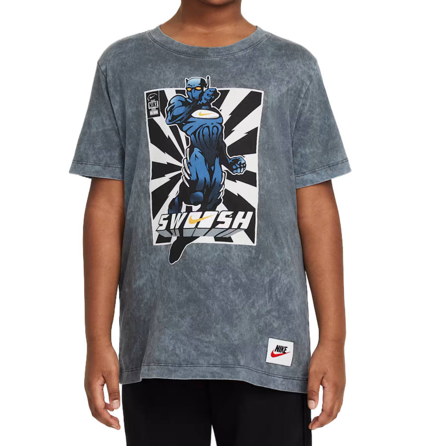 Nike Nike Sportswear T Shirt Swooshman Coal Black Teenagers