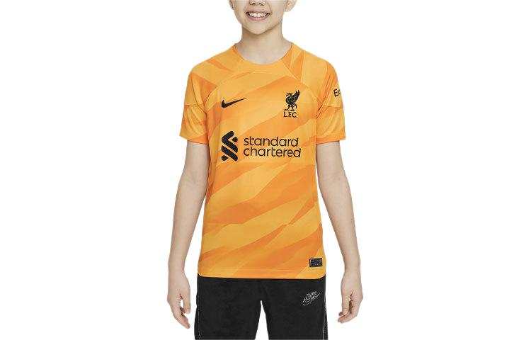 Nike Nike Liverpool FC 2023/24 Stadium Goalkeeper T Shirt Kids' Bright Orange