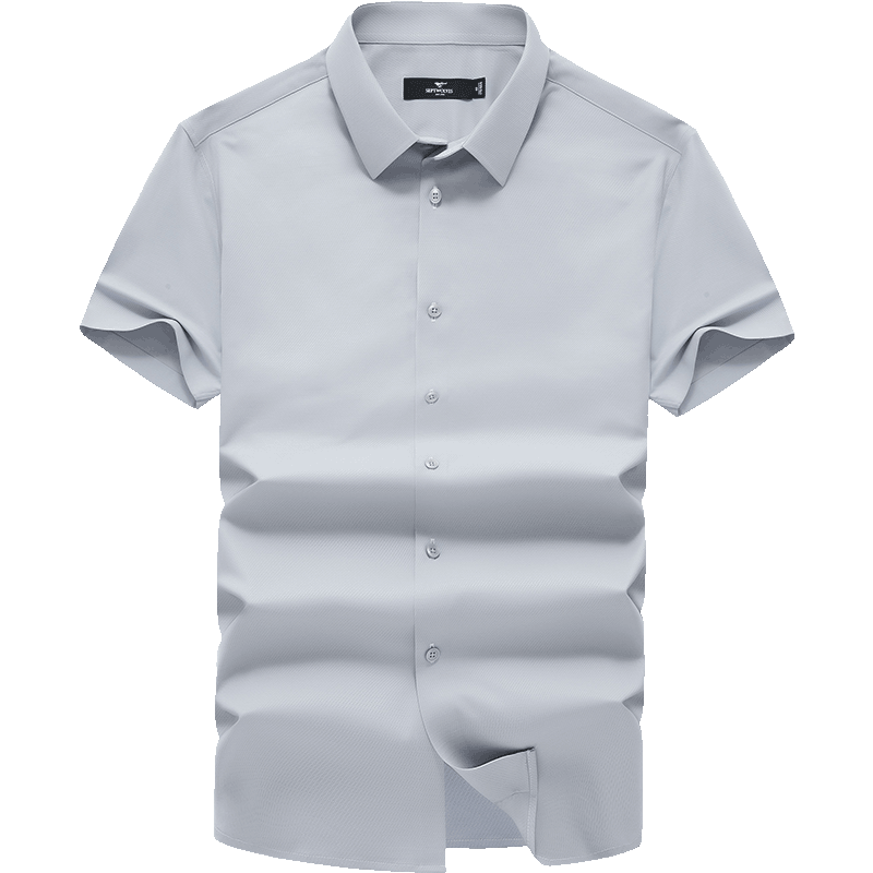 SEPTWOLVES SEPTWOLVES Shirts Unisex Light Gray Lapel Moderate Straight Fit