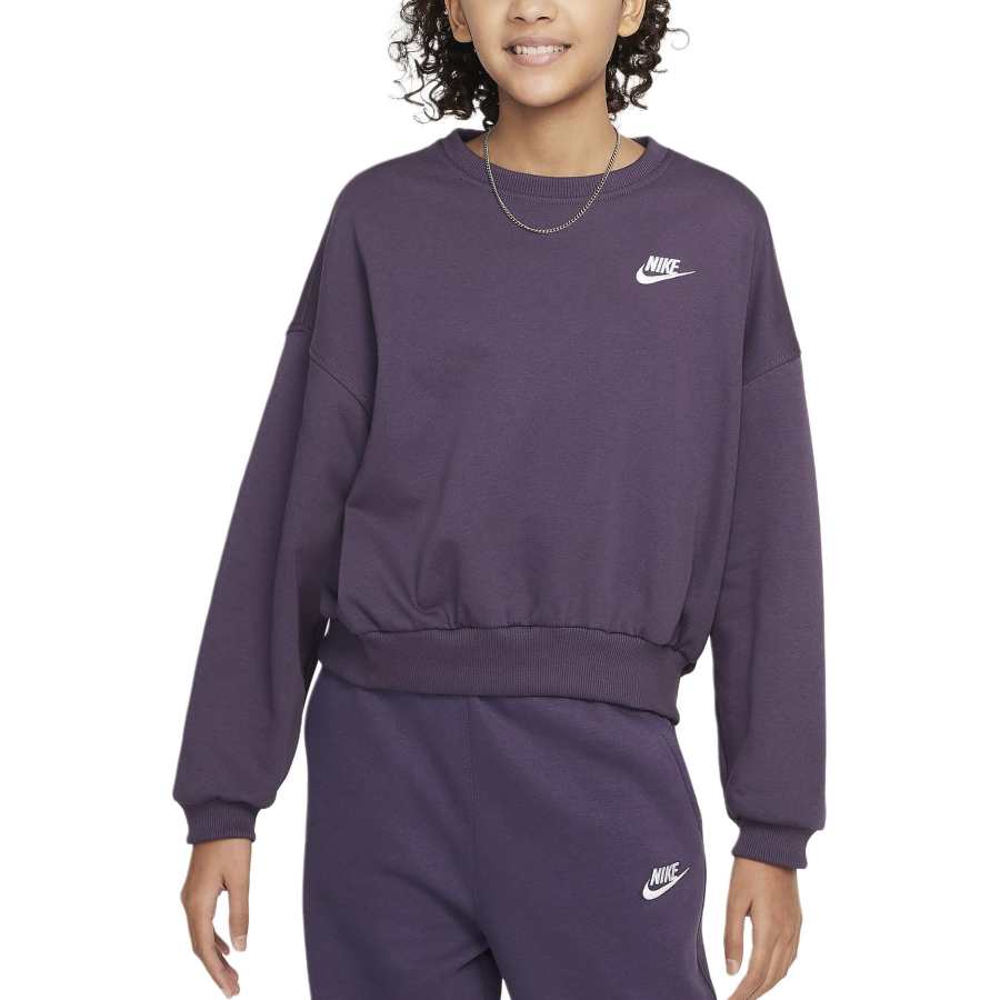 Nike Nike Sweatshirt Sportswear Club Dark Purple Teenagers