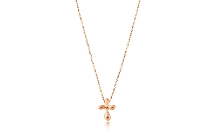 TIFFANY & CO. 18K Rose Gold Necklaces Women's Rose Gold