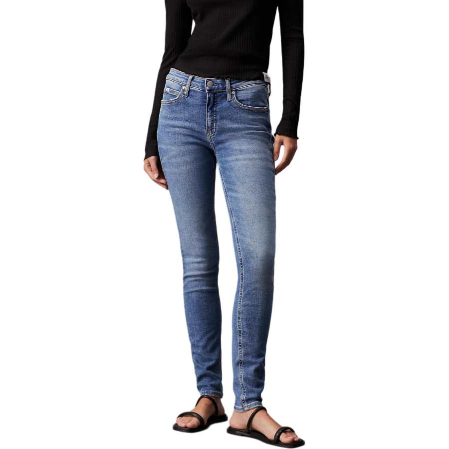 CALVIN KLEIN Jeans Europe Version Women's Medium Blue