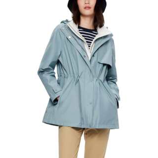 AIGLE Waterproof, Windproof, And Water Repellent Windbreaker Jacket Women's Light Sky Blue