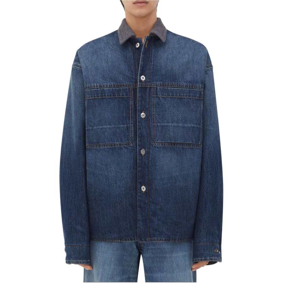 Bottega Veneta Jackets & Coats Men's Indigo