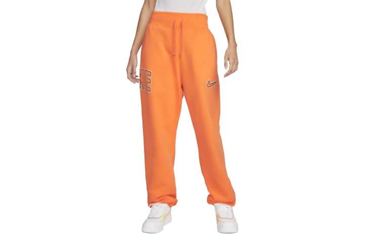 Nike Nike Knitted Sweatpants Women's Orange Red Moderate Cuffed Pants