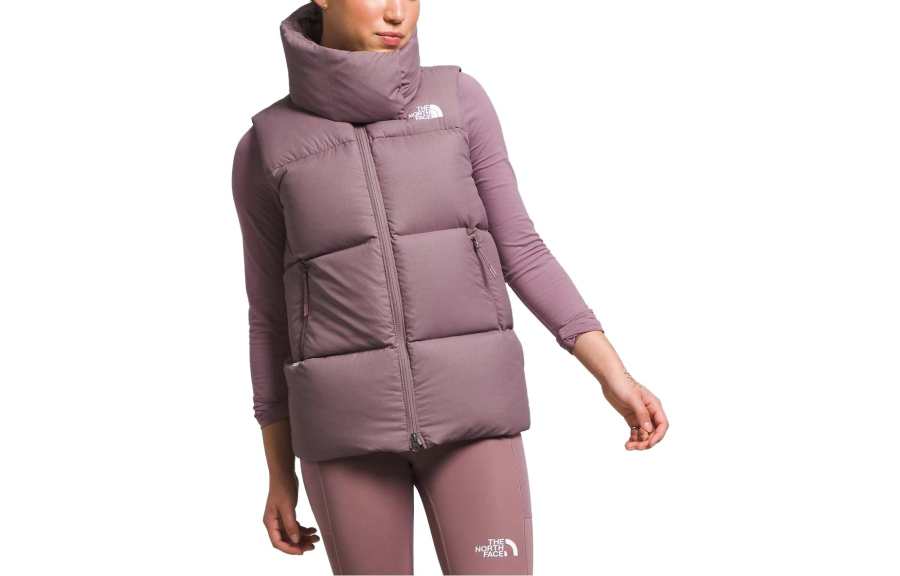 THE NORTH FACE Basin Vests Women's Purple Stand Collar Moderate Other