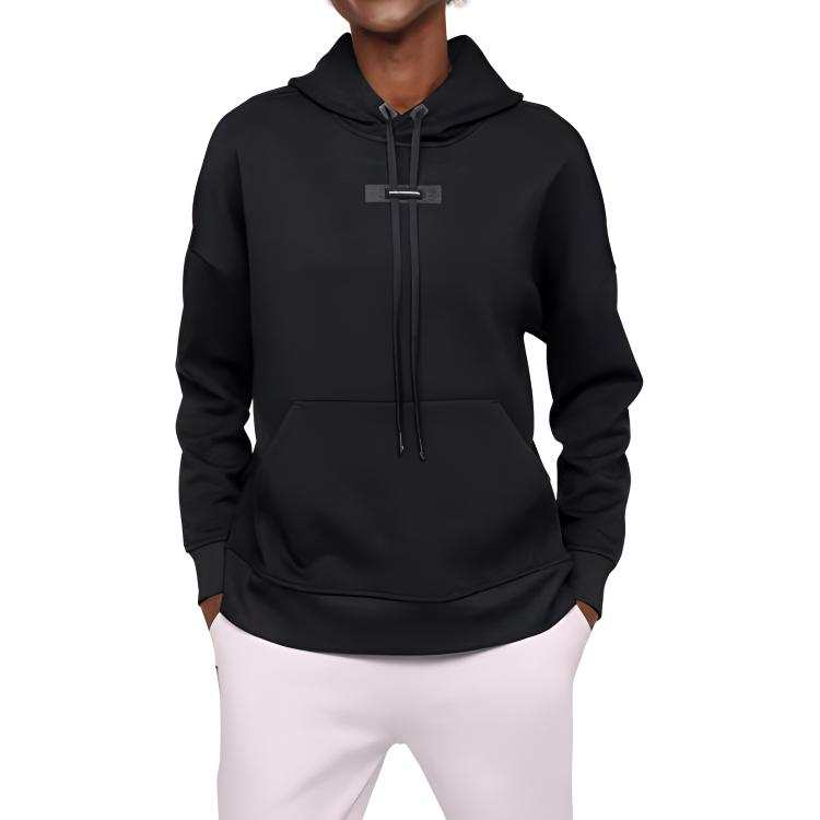 On Sweatshirts Women's Black Hooded Moderate Other