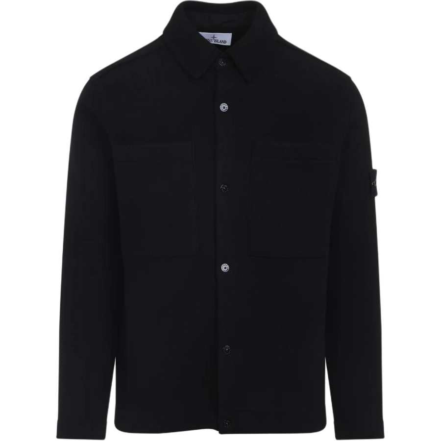 STONE ISLAND Stone Island Logo Patch Buttoned Cardigan