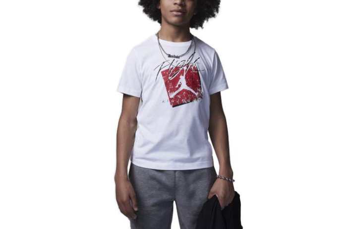 Jordan Jordan Kids T Shirts Crew Neck Moderate