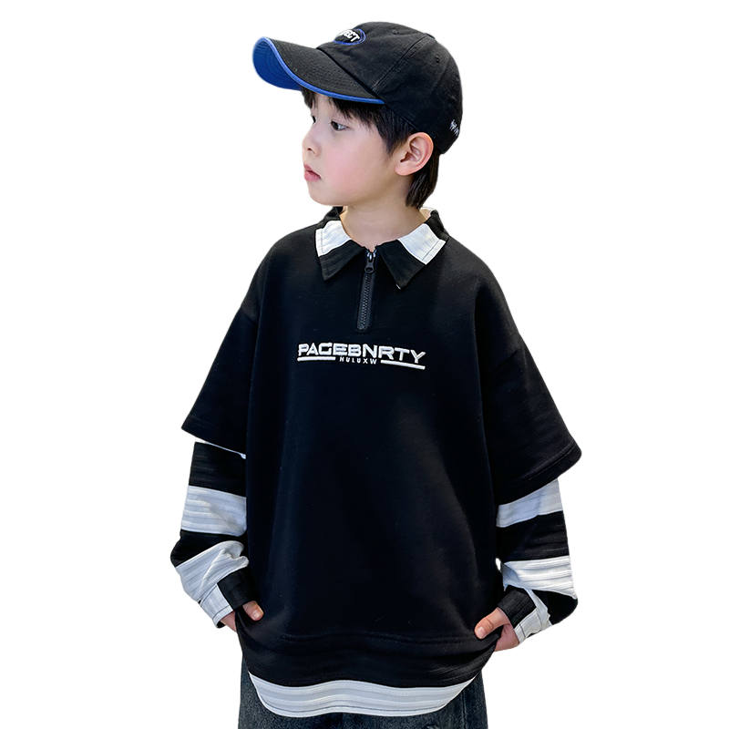 Lanza Kids Sweatshirts Polo Collar Moderate