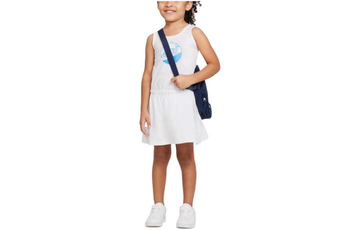 Nike Nike Letter Moderate Children's Dress Summer Kids' Soccer Gray