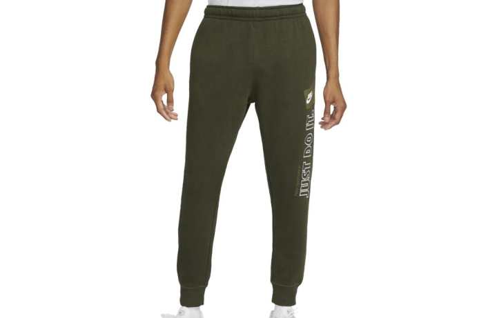 Nike Nike Knitted Sweatpants Men's Green Moderate Straight Fit Pants