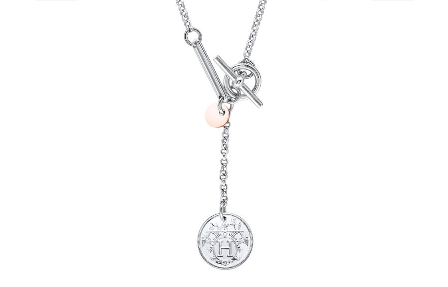 HERMES HERMES 925 Sterling Silver Necklaces Unisex