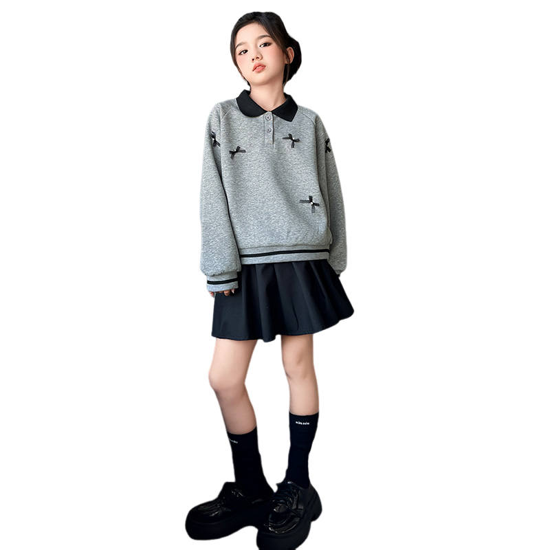Lanza Lanza Kids Sweatshirts Lapel Moderate