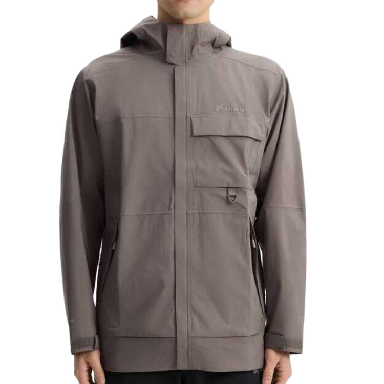 Columbia Transit Waterproof And Windproof To Keep Warm Windbreaker Jacket Men's Coffee
