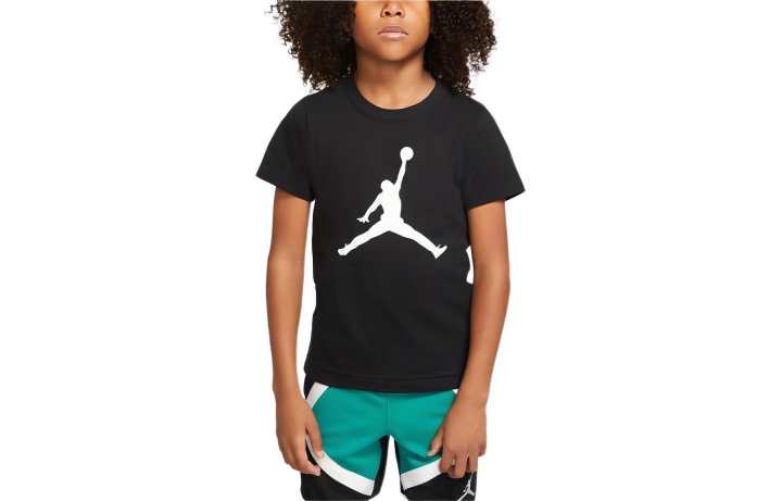Jordan Jordan T Shirt Jumpman Black Kids'