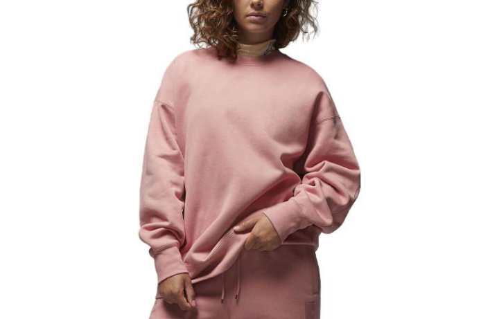 Jordan Jordan Sweatshirts Women's Pink Crew Neck Moderate Regular