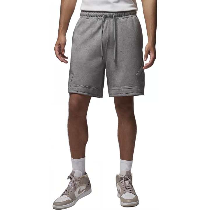 Jordan Jordan Fleece Diamond Flight Casual Shorts Men's Carbon Heather