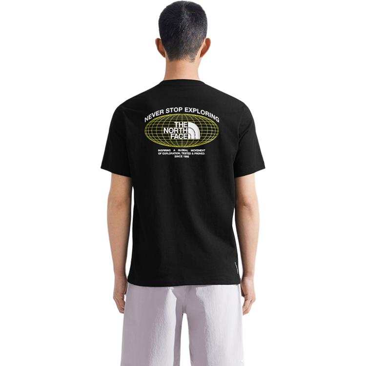 THE NORTH FACE Quick Dry T Shirts Men's Cosmic Black