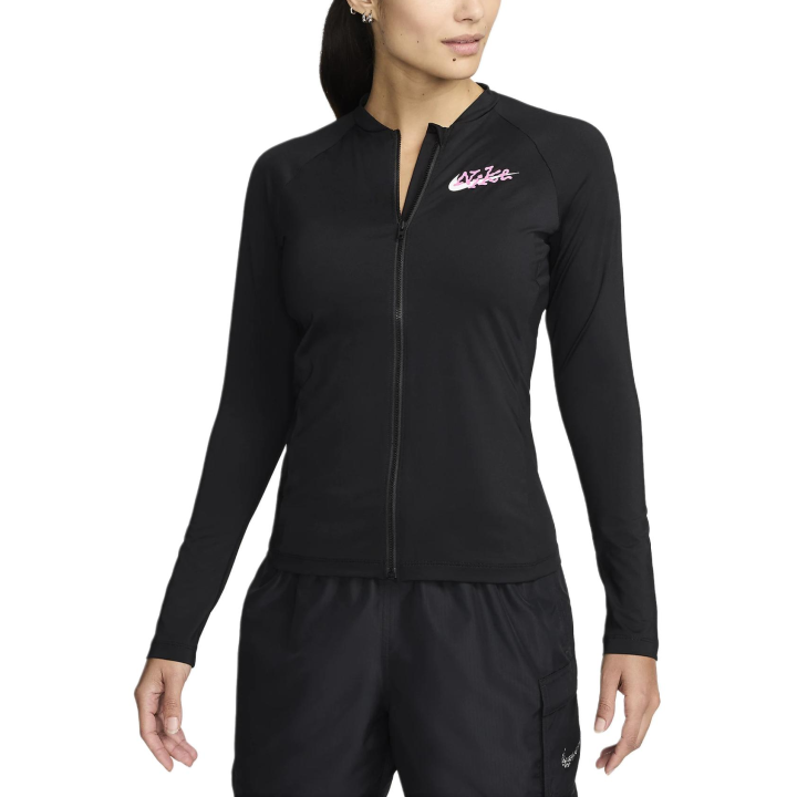Nike Nike Swim Two Piece Swimsuit Women's Black/Naughty Pink/White