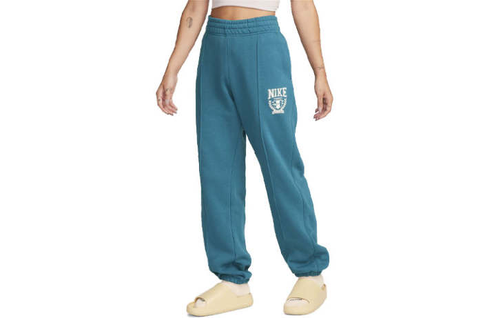 Nike Nike Knitted Sweatpants Women's Green Moderate Cuffed Pants