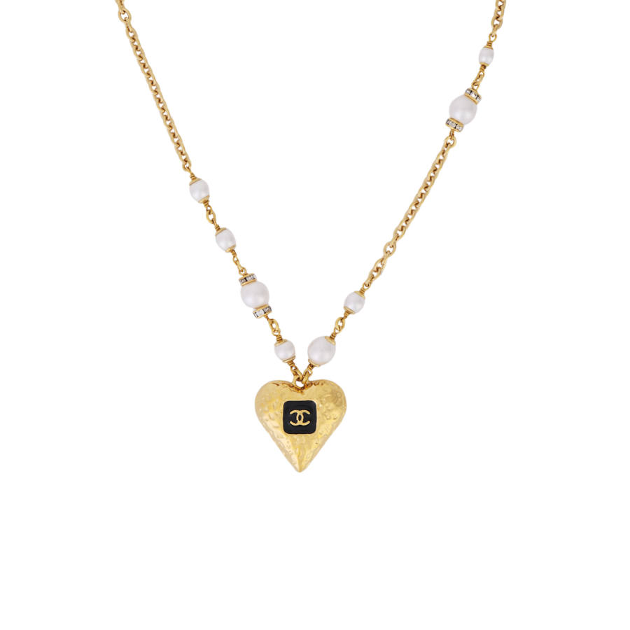 CHANEL Metal Necklaces Women's Gold