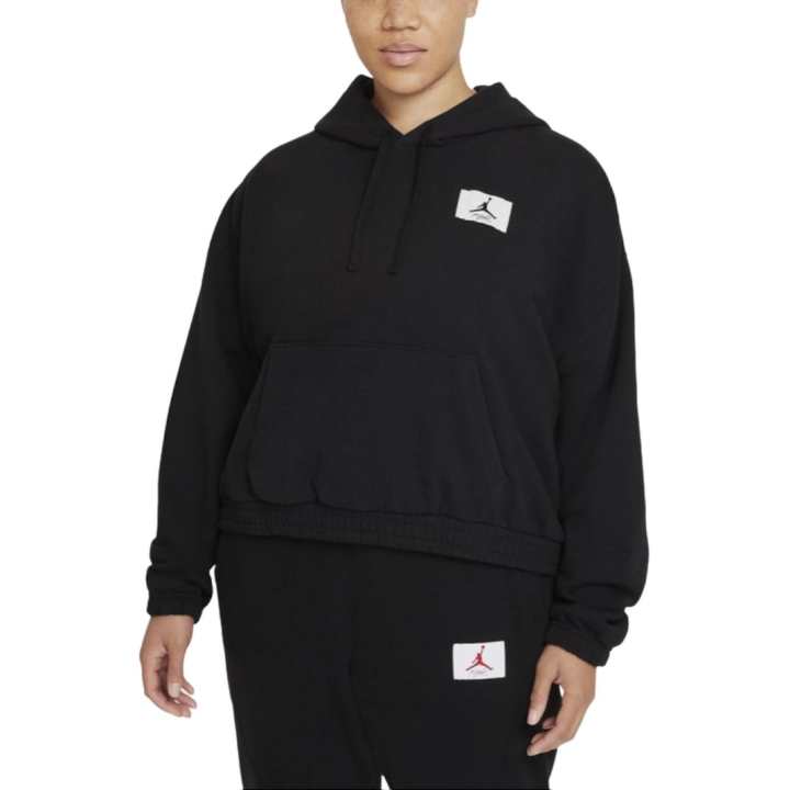Jordan Jordan Sweatshirts Women's Black Hooded Moderate Regular