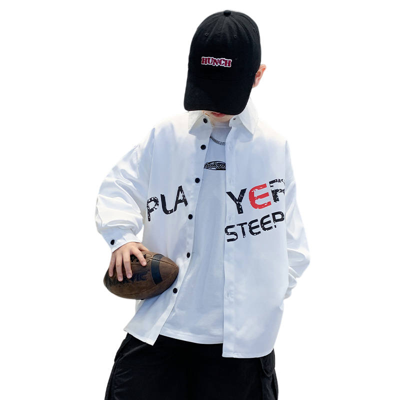 Lanza Kids Casual Shirts Lapel