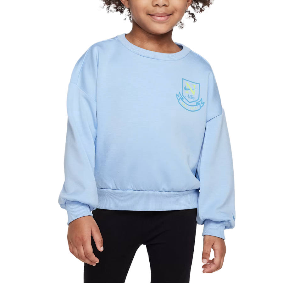 Nike Nike Sweatshirt Swoosh Nike Game Blue Infant And Toddler