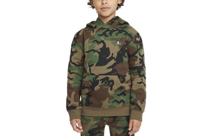 Jordan Jordan Sweatshirt Green Camouflage Kids'