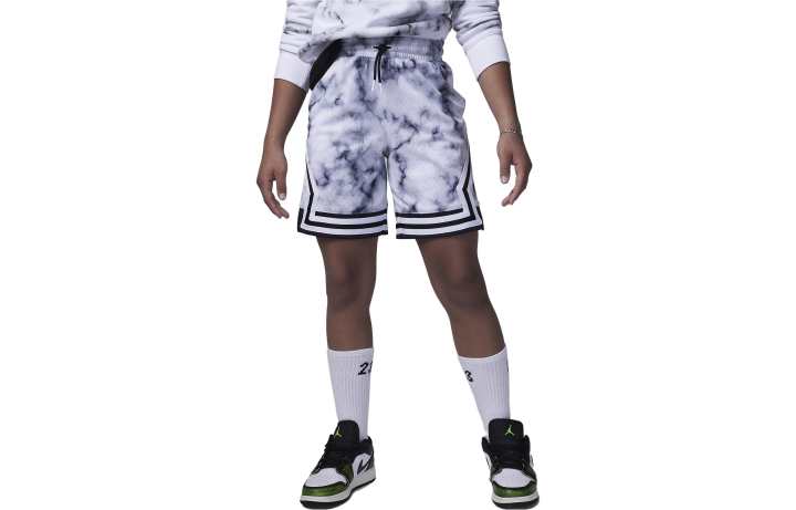 Jordan Jordan Kids' Apparel Jumpman Printed Diamond Shorts Kids Shorts Kids' White