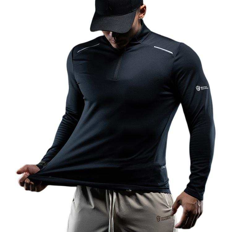 Monster Guardians Monster Guardians Ultimate Technology Collection, Fleece Lined Breathable Solid Color Long Sleeved Workout Clothing
